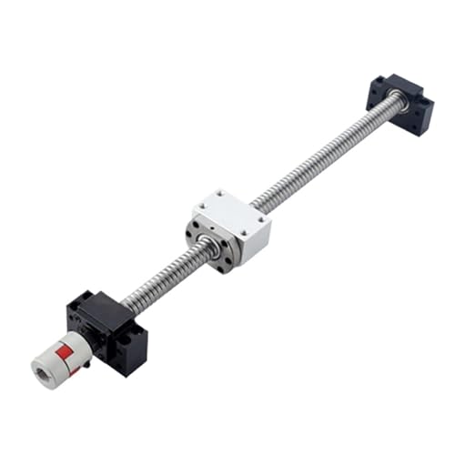 Metal Ball Screw nut 1Set SFU1204 Ball Screw C7 End Machined +Single Flange BallNut & BFBK10 + Ballnut Housing+Supporter(700mm)