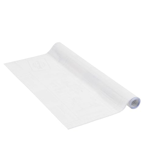 Venilia Buchschutzfolie | selbstklebend Buchschoner Transparent | 45cmx2m, Stärke 90μ | durchsichtige Klebefolie, Buchumschlag, Bucheinband | PVC ohne Phthalate | Made in EU