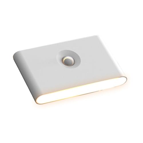 Luz nocturna activada por movimiento, luces LED debajo del mostrador, luces LED recargables para interiores, luces LED debajo del mostrador con instalación magnética para cocina pasillo