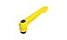 Kipp 06600-2A216 Plastic Adjustable Handle with 1/4-20" Internal Thread,"Novo Grip" Style, Steel Components, Inch, Size 2, Bright Yellow Color