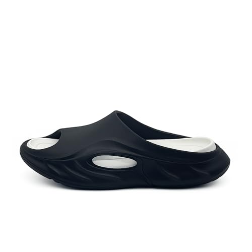 Cloud Slides for Men Soft Thick Sole Pillow Slides Open Toe Slide Sandals Indoor and Outdoor Lightweight Shoes Non-Slip Mens House Slippers