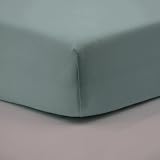 BabyCalin - Drap housse 60x120x15cm Turquoise certifié OEKO-TEX