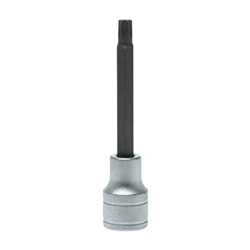 Image of Teng Tools TX27 1/2 Inch Drive Metric Torx TX 3.9 Inch Extra Long Chrome Vanadium Socket | Mechanic Tool | Hand Tool - M122227T-C
