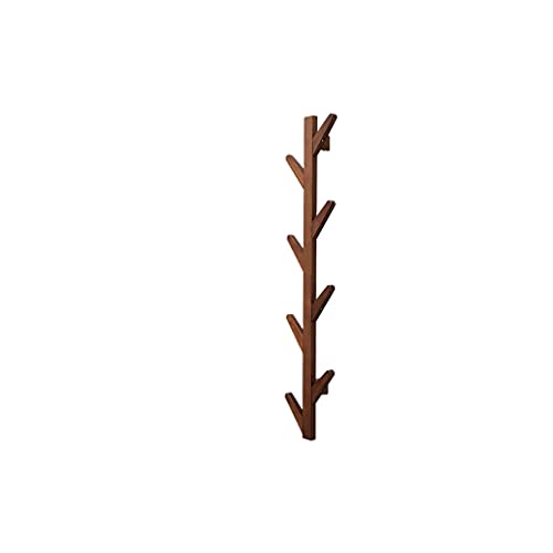 Perchero montado en la pared para entrada, pasillo, árbol, gancho simple para ropa, ganchos para colgar en la pared para sala de estar, cocina, dormitorio, fácil montaje (color: tamaño A: 6 ganchos