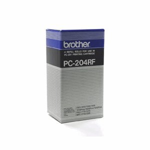 Cinta de transferencia térmica PC-204RF negro para recambio de fax Brother IntelliFax 1170