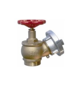 Storz Schlauchanschlußventil 1 1/2" aus Messing mit Storzkupplung Festkupplung
