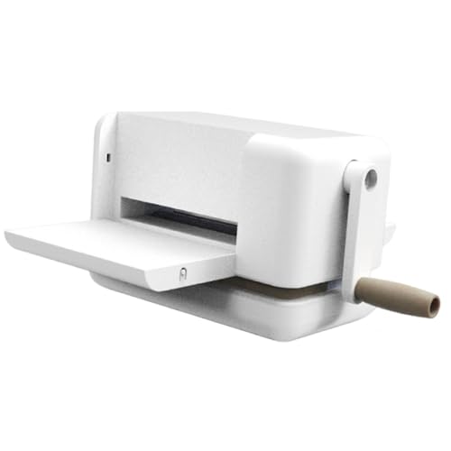 Manual Die Cutting and Embossing Machine for Scrapbooking and Card Making, Portable Hand Crank Craft Tool, 8.46x4.13x3.74 inch