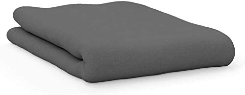 AMERICAN PILLOWCASE Queen Size Flat Sheet Only - 300 Thread Count 100% Egyptian Cotton - Fitted Sheets Sold Separately for Set Guarantee (Gray)