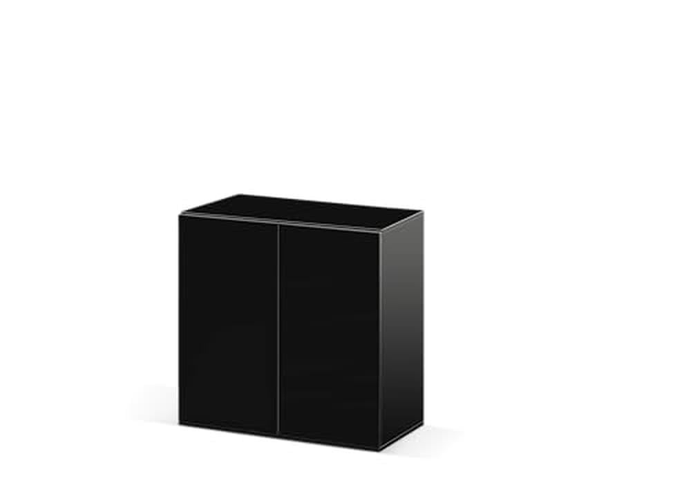 CIANO Mobile Emotions PRO 60 Nero 61x40x82cm Legno per Acquario | Supporto con 2 Ante, Scomparto per riporre Oggetti, Mobile Acquario per Pesci, Prodotto in Portogallo
