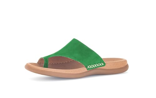 Gabor Damen Pantoletten, Frauen Slipper,Best Fitting,Zehentrenner,Schlupfschuhe,schluepfschuhe,Slides,Slip-ons,Mules,Verde,38 EU / 5 UK