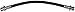 Dorman H621552 Rear Passenger Side Brake Hydraulic Hose Compatible with Select Honda Models