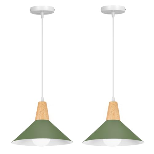 【Applicazione】Questa lampada a sospensione è ideale per l'illuminazione di abitazioni e locali commerciali, con un design minimalista, un aspetto elegante, venature del legno e colore bianco tenue. Perfetto per camere da letto, cucine, bar, ristoranti, caffè, sale di lettura, ecc.