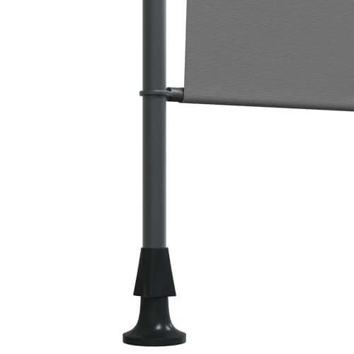 Store roulant extérieur anti-UV et imperméable en polyester gris - 4
