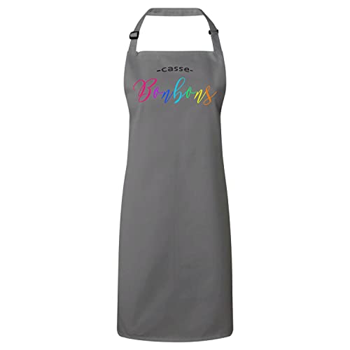 Tablier Casse Bonbons Humour : tablier de cuisine premium drôle et ajustable
