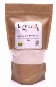 Harina de Avena, 500 g, Orgánica, Molida Finamente. Pack de 3