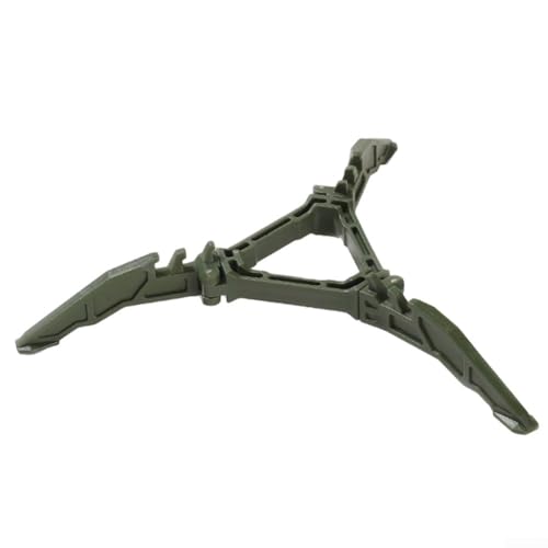 Supporto per fornello da campeggio, con stabilizzatore per bombola di gas, treppiede, butano, portatile, pieghevole, per cucinare all'aperto, escursionismo (verde)