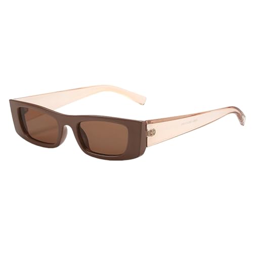 Lunettes de soleil rectangulaires ovales et carrées noires pour femmes