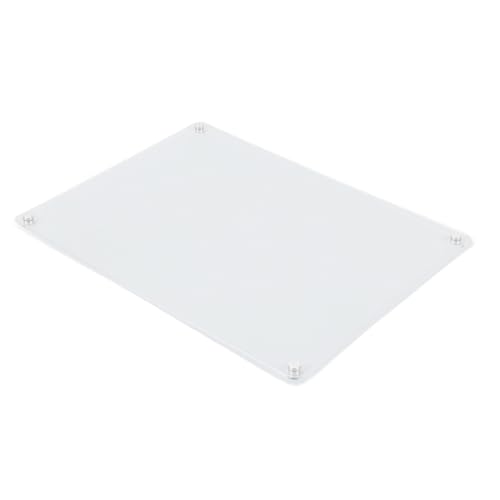 Qudinip Pizarra Acrílica de Borrado en Seco, Pizarra Magnética Premium de 0,16 Pulgadas de Grosor con Película Protectora Resistente a los Arañazos y Bordes Redondeados, para