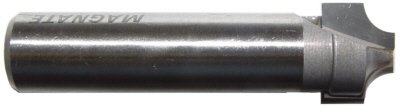 Magnate 1274 Plunge Flat Roundover Router Bits - 1/4