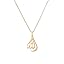 gold allah necklace