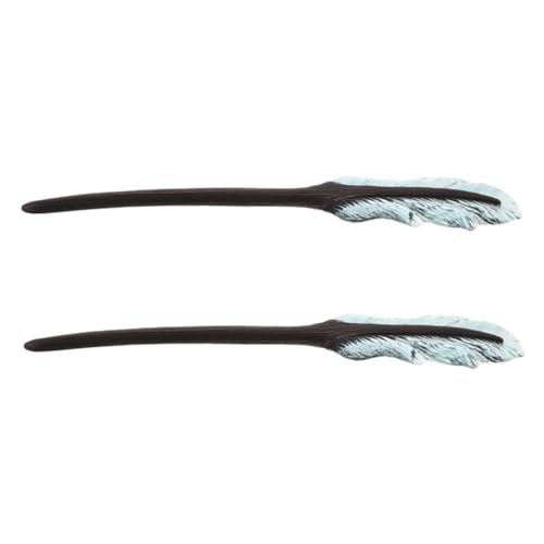 Bâtonnet à cheveux chinois en bois léger pour chignon stable