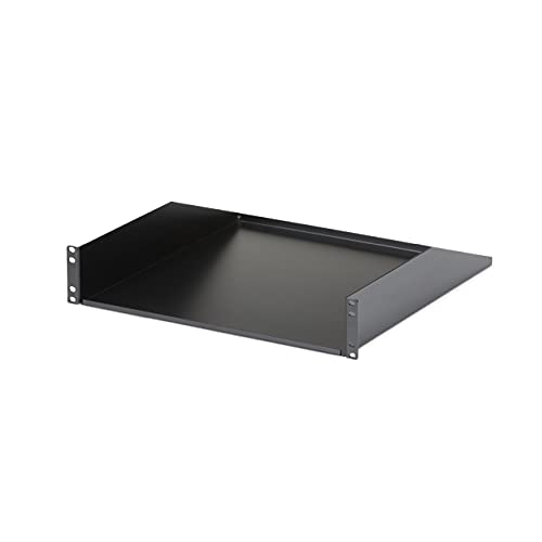 Exclusive Special StarTech.com 2U Heavy Duty Server Rack Mount Shelf - 125lbs - 18in Deep Steel Universal Cantilever Tray for 19" AV/ Network Equipment Rack (CABSHELFHD) Black