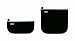 BUILT Reusable Sandwich & Snack Bags, Black
