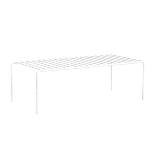 Kitchen Cupboard Organiser Shelf, 2 Pack Home Counter Storage Rack for Cabinet