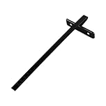 Laroal 7 Inch Circular Saw Guide Rail Ruler Depth Gauge Accessory for Electric Circular Saws 24x8cm with Measurement Scale for Precise Cutting and Straight Line Guidance