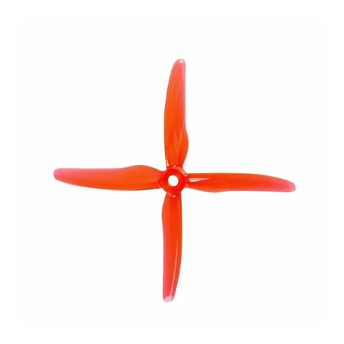 Hélice 51455 4 pales 5.1 pouces rouge pour drone FPV
