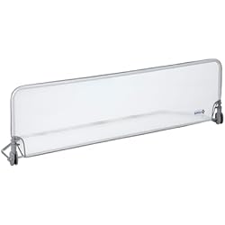 Protector Cama Jane Safety 1st Barandilla extralarga de 150 cm para Cama, Barandilla de seguridad universal, protector para cama niños, cama individual o doble, duradera y fácil de instalar, 149 x 45 cm, Blanco