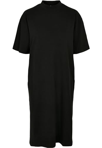 Urban Classics Damen Women's Organic Long Oversized Tee Dress Kleid, Schwarz, M EU