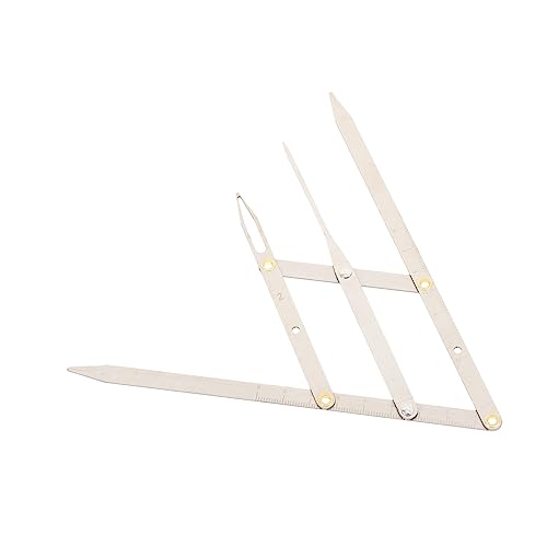 BELLIFFY 1stück Augenbrauenlineal Mit Drei Punkten Präzisionswerkzeug Für Augenbrauen Für Microblading Und -tätowierungen Ruler Im Goldenen Verhältnis