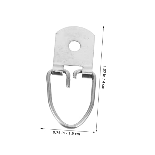 Image of Homoyoyo 20pcs Picture Hangers Hooks Wall Hanging Photo Frame Hardware for for Posters Paintings and Mirrors
