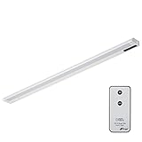 オーム電機 LEDイーブライトスリム多目的灯 コンセント式 リモコンタイプ 昼光色 14W 857mm スリム キッチン 棚下灯 LT-NLES14D-HR 06-4039 OHM