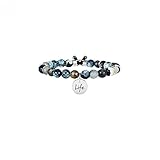 KIDULT Bracelet 231529 with Agate Stone and 316L Steel Symbols Collection