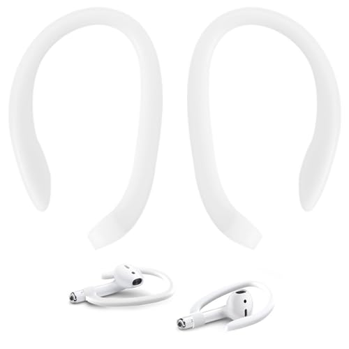 1 Par Ganchos para Los Orejas Compatible con AirPods Pro 3 2 1, Gancho Antideslizante para Auriculares Inalámbricos Bluetooth para Actividades Deportivas, Accesorios Deportivos Ajuste Cómodo