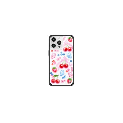 Coque antichoc certifiée 1,2m iPhone 15 Pro Max Wildflower cerise