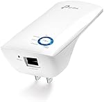 TP-Link N300 WiFi Extender TL-WA850RE - Covers up to 800 Sq.ft, Up to 300Mbps, Signal Booster & WiFi Repeater, Single Band 2.4Ghz only, Compact Wall Plug Design, Extend WiFi Range Further