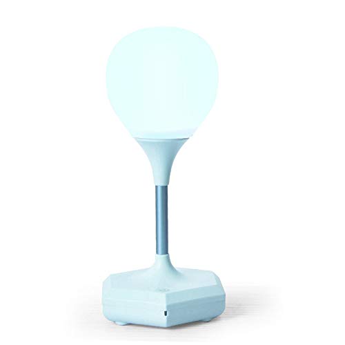 Z Lamp Pequeña Luz De Noche Led Dormitorio Táctil Lámpara De Noche Lámpara De Atmósfera Romántica Usb Creativo Regalo Lámpara De Silicona Gota 8.5 x 8.5 x 18cm Bola azul claro Cover