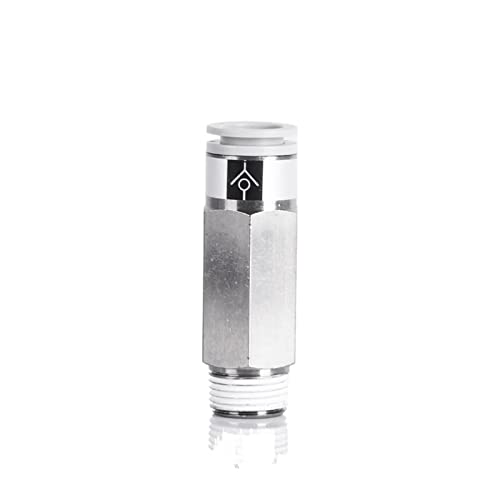 Raccord tuyau d'air avec clapet anti-retour pneumatique AKH08B-02S