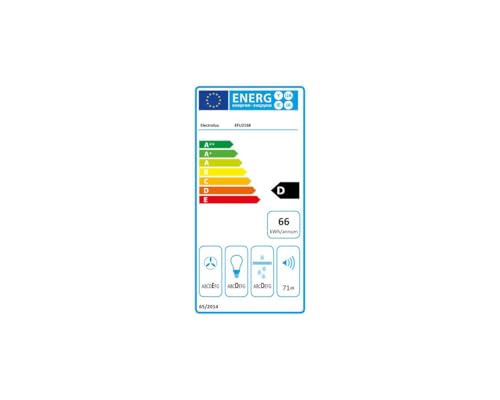 Hotte Electrolux EFU216K avec aspiration de 272 m3/h - 2