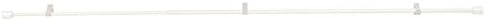 Amazon Basics 1.6 cm Curtain Rod with Cap Finials, 122 to 223 cm, Nickel