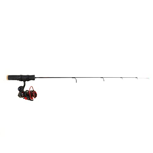 Katana 27” Ultralight Ice Fishing Combo – Graphite Rod with Spring Tip & Precision Drag Reel for...