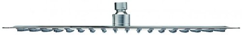 BERNSTEIN - Tête de Douche Encastrable XXL 40x40cm Ultra Plat 4mm Acier Inoxydable Chrome, Buses Anti-Calcaire, Effet Pluie, à Visser sur Bras de Douche - DPG2001