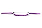 simson s50 lenkerarmatur Höhe: 9cm Runde Strebe Aluminium Enduro Cross Lenker mit Strebe Violett Ø 22 mm Breite 81 cm, Motorrad Roller Quad Moped S50 S51 S53 S70 Mofa + BISOMO-Sticker