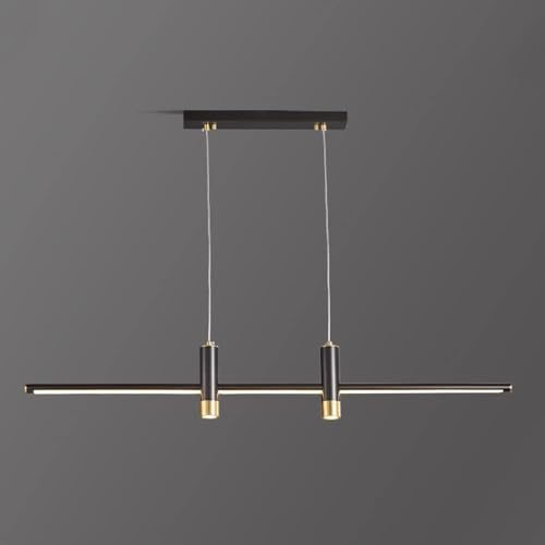 Suspension moderne longue LED pour illuminer vos dîners autour de la table de cuisine