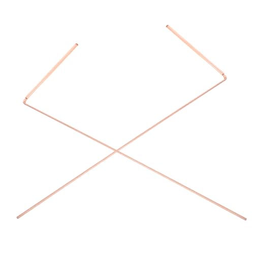 HAWILLOSCH Pure Copper Dragon Rod Accurate Water Dowsing Rods for Feng Shui Exploration