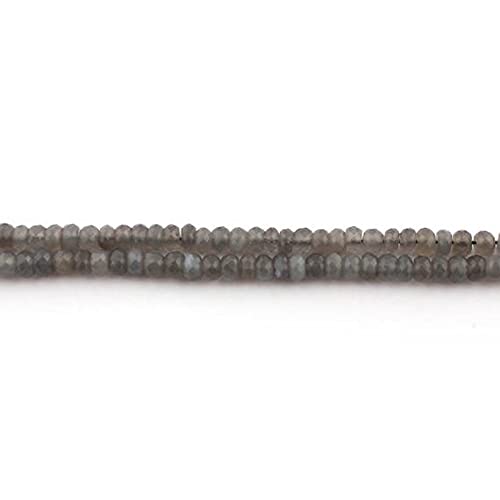 Rondelles pierre de lune grise 6mm pour assembler vos bracelets bohèmes chic