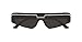 Balenciaga Gray Shield Unisex Sunglasses BB0003S 001 99